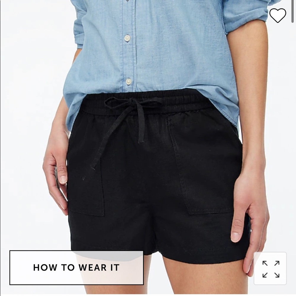J. Crew Linen-blend shorts
